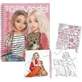 TOPModel Leoheart värityskirja paljeteilla