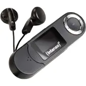 Intenso 3601470, MP3-soitin, 16 GB, LCD, USB 2.0, Musta, Mukana kuulokkeet