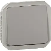 Legrand PLEXO55 painekytkin nro 10A 2 moduuli harmaa