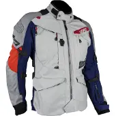 Leatt ADV Multitour 7.5 -Tekstiilitakki Harmaa/Sininen/Punainen Miehet, size 2XL