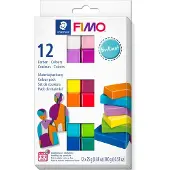 Staedtler Fimo 12x25g moniväri askartelumassa