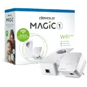 Devolo Magic 1 WiFi mini Starter Kit, 1200 Mbit/s, IEEE 802.11b, IEEE 802.11g, IEEE 802.11n, IEEE 802.1p, IEEE 802.3, IEEE 802.3az, IEEE 802.3u, IEEE. (8561)