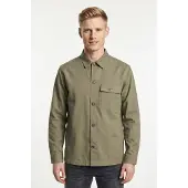 Jack & Jones Jprblatyler Herringbone L/S Overshirt - Khaki green - S