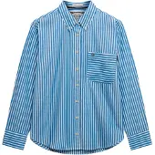 Superdry Poplin Relaxed Fit Pitkähihainen Kauluspaita
