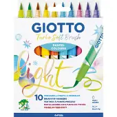 Adlibris Turbo Soft Brush Pastel Colours 10 pcs BL