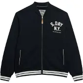 Superdry for woman. W2012594A Country Club Bomber Jacket navy (M), Casual, Cotton