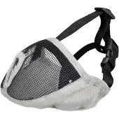 Trixie Muzzle for short-nosed breeds polyester m short Harmaa