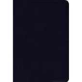 Zondervan NIV, Thinline Bible, Bonded Leather, Navy, Red Letter Edition