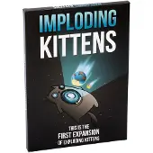 Exploding Kittens Imploding Kittens Expansion Set - Helppo perheystävällinen juhlapeli - Korttipelit aikuisille, nuorille ja lapsille - 20 kortin lisäosa