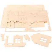 Creativ Company 3D Palapeli - Malli 57875 - Puusta - Kootaan - Ohjeet mukana