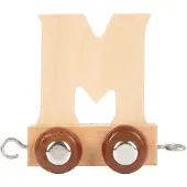 Small Foot - Wooden Letter Train - M - 12 pieces