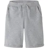 Name it Nkmvermo Long Swe Shorts Unb F Noos - Grey - 104