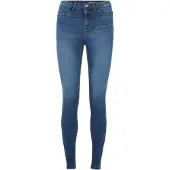 Noisy May Nmcallie Hw Skinny Blue Jeans Noos - Blue - 27 x 34