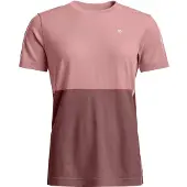 Ortovox 185 Rock'n'Wool Short Sleeve, naiset, vaaleanpunainen