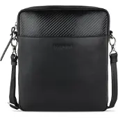 Bugatti Comet Crossbody-laukku Nahka 17 cm Musta