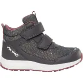 Viking Saappaat - Pomppiva Glitter Mid GTX 2V - Hiilenharmaa - - 24 - Saappaat
