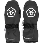 Color Kids Mittens-Waterproof - Black - 140-152