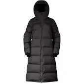 Bergans Women's Urban Down Long Coat Black Untuvavuoratut parkatakit M