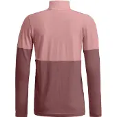 Ortovox 185 Rock'n'Wool Zip Neck, naiset, vaaleanpunainen