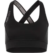 Super.natural Women's Rubberrib bra Jet Black Alusvaatteet XS