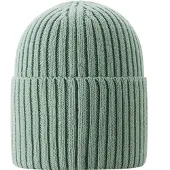 Reima Kids' Organic Cotton Beanie Hattara Stone Green Pipot 48/50