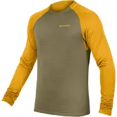 Endura SingleTrack crew fleece -pyöräilypaita tweed green miehet