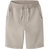Name it Nkmvermo Long Swe Shorts Unb F Noos - Beige - 128