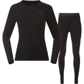 Bergans Allround Merino Underställ Set Dam Svart XL