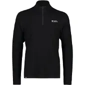 Mons Royale Cascade Merino 1/4 Zip Kerrastopaita musta, S