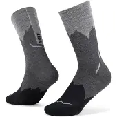 Buff Lw Merino Wool Crew Socks - Grey - L