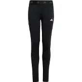 Adidas Urheiluhousut 'TECHFIT' musta / valkoinen