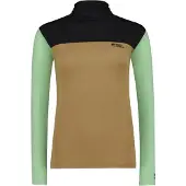 Mons Royale Yotei Merino High Neck Kerrastopaita matcha / toffee / black Koko S