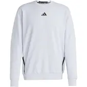 Adidas Urheilullinen collegepaita 'Designed For Training' vaaleanharmaa / musta
