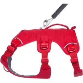 Ruffwear Web Master monikyttinen tukikoiran valjaat vaellus- ja polkujuoksupalvelu ja pivittiset tyvaatteet Red Canyon Medium