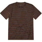 Mons Royale Icon Merino Tekninen T-paita mr stripe toffee Koko XL