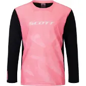 SCOTT Vertic Delta Kids Long Sleeve Tech Tee pinkki, 152