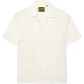 Superdry for woman. W4010551A Off-white Heritage Broderie shirt (M), Casual, Short sleeve, Organic Cotton
