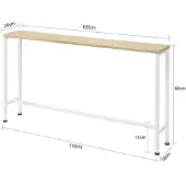 SoBuy kapea vintage-senkki 120x20 cm