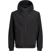 Jack & Jones Jjebasic Softshell Hood Noos - Black - XS