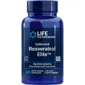 Life Extension Life Extensionin Optimoidut Resveratrol Elite, 60 kasvispakkausta