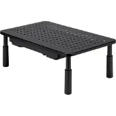 Gembird MS-TABLE-D-01 Adjustable monitor stand with drawer (rectangle)