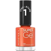 Rimmel London Super Gel Step1, 096 Heatwave Away - Roiskevaikutus - Oranssi väri