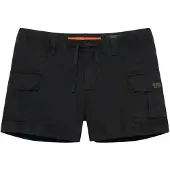 Superdry for woman. W7110467A Cargo shorts Hot black (S), Casual, Cotton