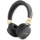 GUESS 4G Metal Logo On-Ear Langattomat kuulokkeet - Musta