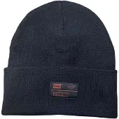 Superdry Workwear Knitted Beanie Hat - Black - ONE SIZE
