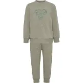Hummel Hmlmini Jersey Crewsuit Bee - Khaki green - 80