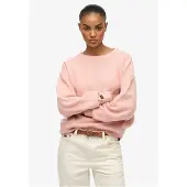 Superdry for woman. W6110650A Loose Sweater pink (M), Casual, Acrylic
