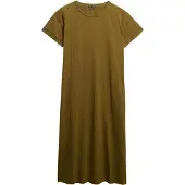 Superdry for woman. W8011868A Green Tone Dress (XS), Casual, Cotton, Short sleeve