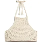 Superdry Crop Halter Crochet Hihaton Toppi