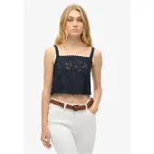 Superdry Ibiza Embroidered Cami Hihaton Toppi